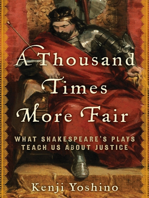 Title details for A Thousand Times More Fair by Kenji Yoshino - Available